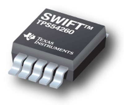 德州仪器推出 2.5 A、60 V 降压 SWIFT™ DC/DC转换器