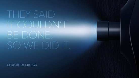 ����Christie D4K40-RGBͶӰ��"Ů��"