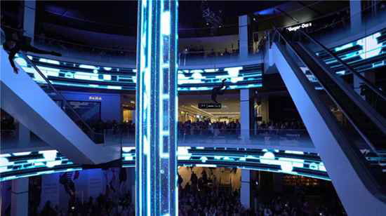 加泰罗尼亚最大购物中心Diagonal Mar的LED创意显示屏