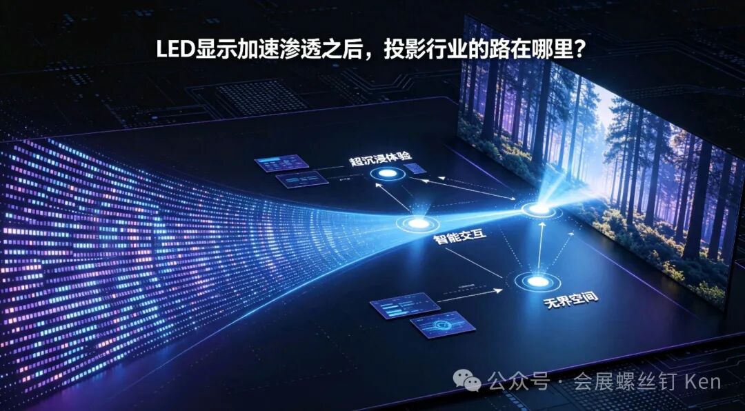 LED��ʾ������͸֮��ͶӰ��ҵ��·�����