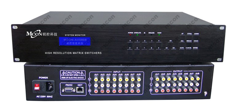 MCON(����)�ӿھ���:AV�����л���MCON-AV0808